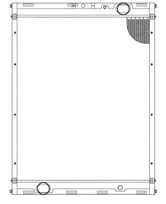 Radiator, racire motor LRc 07655 LUZAR